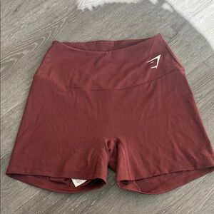 Gymshark Maroon Athletic Shorts